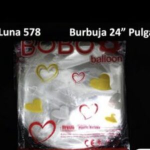 GLOBO BURBUJA X 50 24 PLG RF-LUNA039