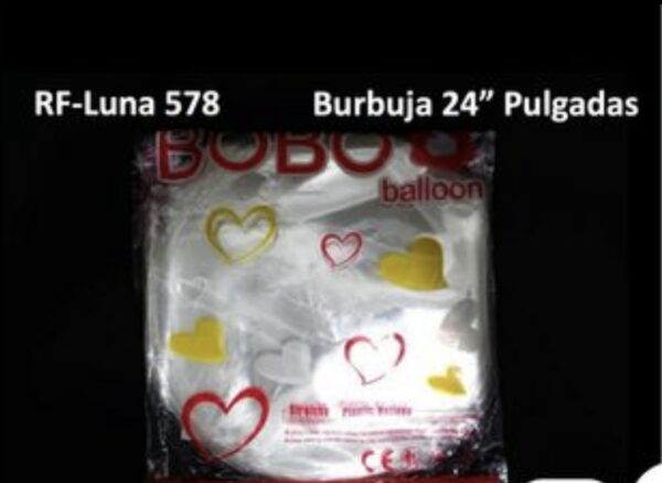 GLOBO BURBUJA X 50 24 PLG RF-LUNA039
