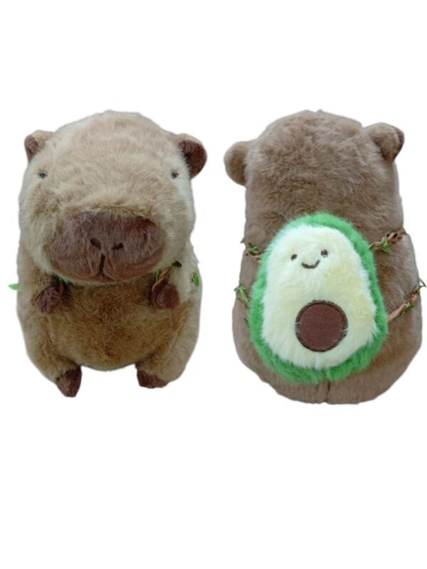 PELUCHE CAPIBARA CON BOLSO 20CM RF:CAPMOR-20