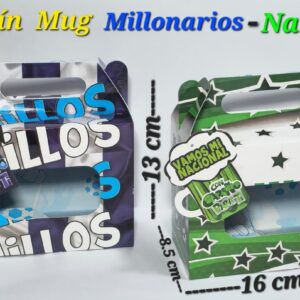 MALETÍN MUG REF MILLONARIOS - NACIONAL x12